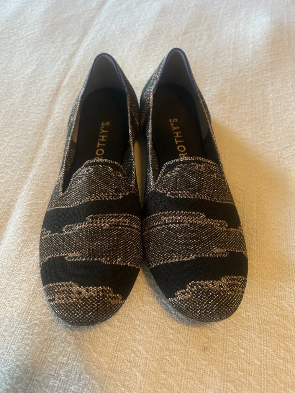 Rothy's Loafers Golden Shimmer Size 13 - Picture 4 of 6